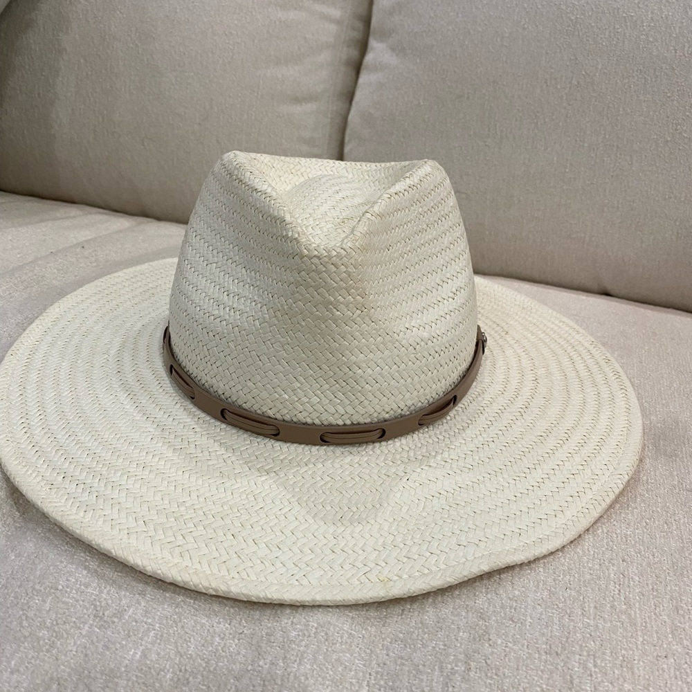 RAG & BONE NWOT LEXIE PACKABLE WIDE BRIM FEDORA IN IVORY - Picture 6 of 9